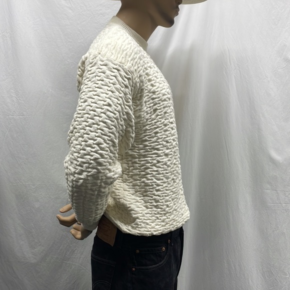 Generra Men's Off White Classic Pulllover Sweater - Picture 3 of 7